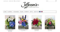 Desktop Screenshot of jeffersonflorist.com